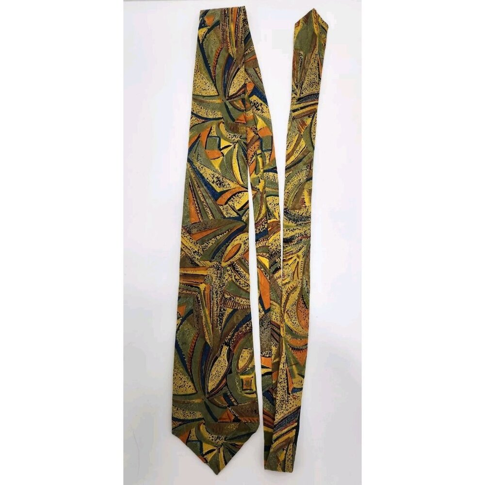 Anne Surkamp Kramer Men's‎ Abstract Necktie 58"x3 3/8" 100% Silk Made In Germany